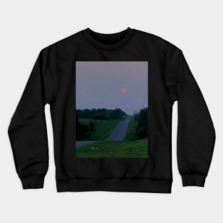 Dreamcore, dullcore, lost core background deisgn Crewneck Sweatshirt